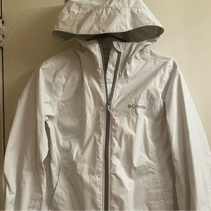 Columbia Rain Jacket/Slicker White Women’s S